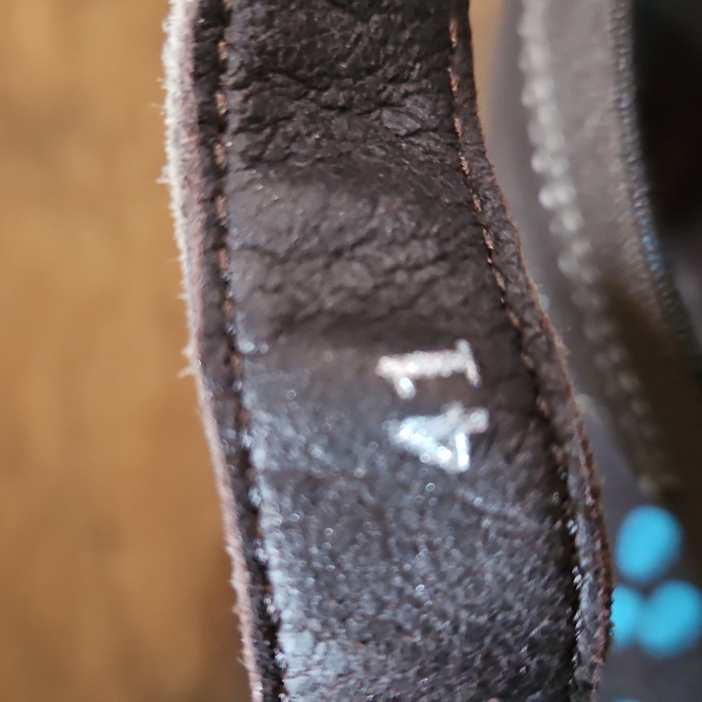 Cloud Women's Brown Leather Sandals, Made In Portugal. Size 41. - Picture 6 of 10
